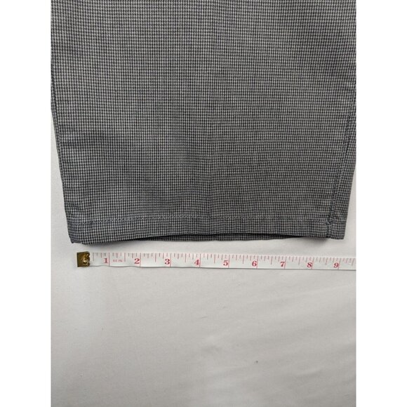 Hugo Boss Chino Pants Mens 38x34 (38x31 Actual) Gray Houndstooth Regular Fit - Picture 6 of 11